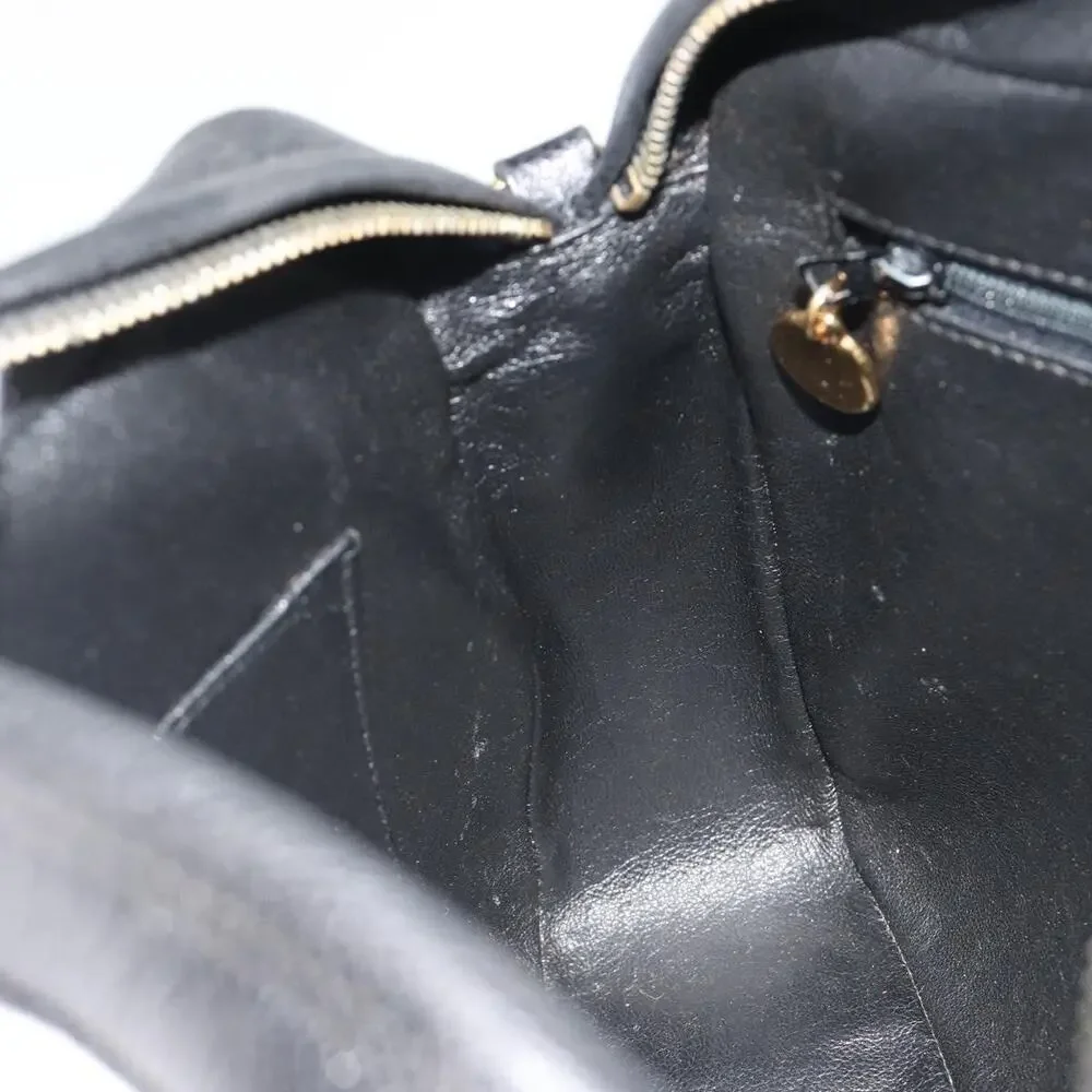 Chanel Chain Shoulder Bag Black Caviar Leather